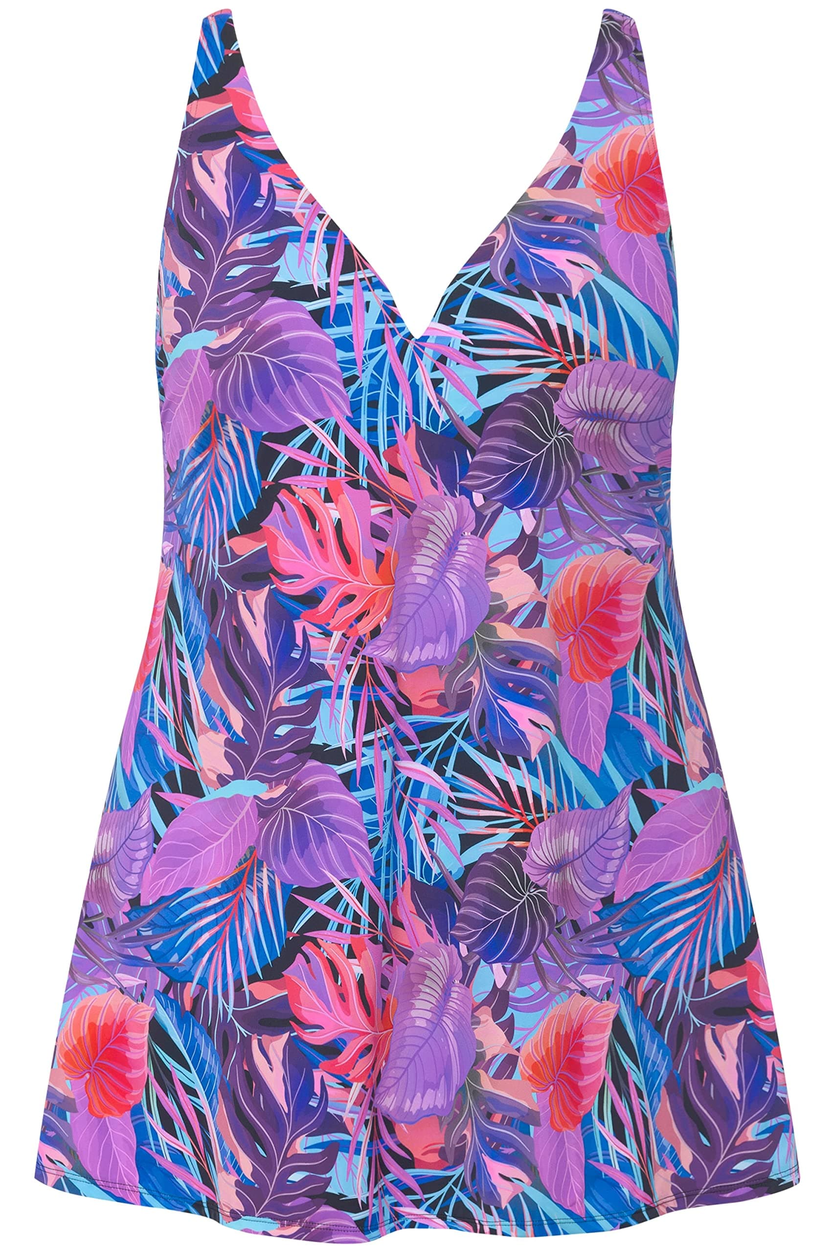 Ulla PopkenWomen's Swimming Dress Palm Trees Recycled Swimsuits