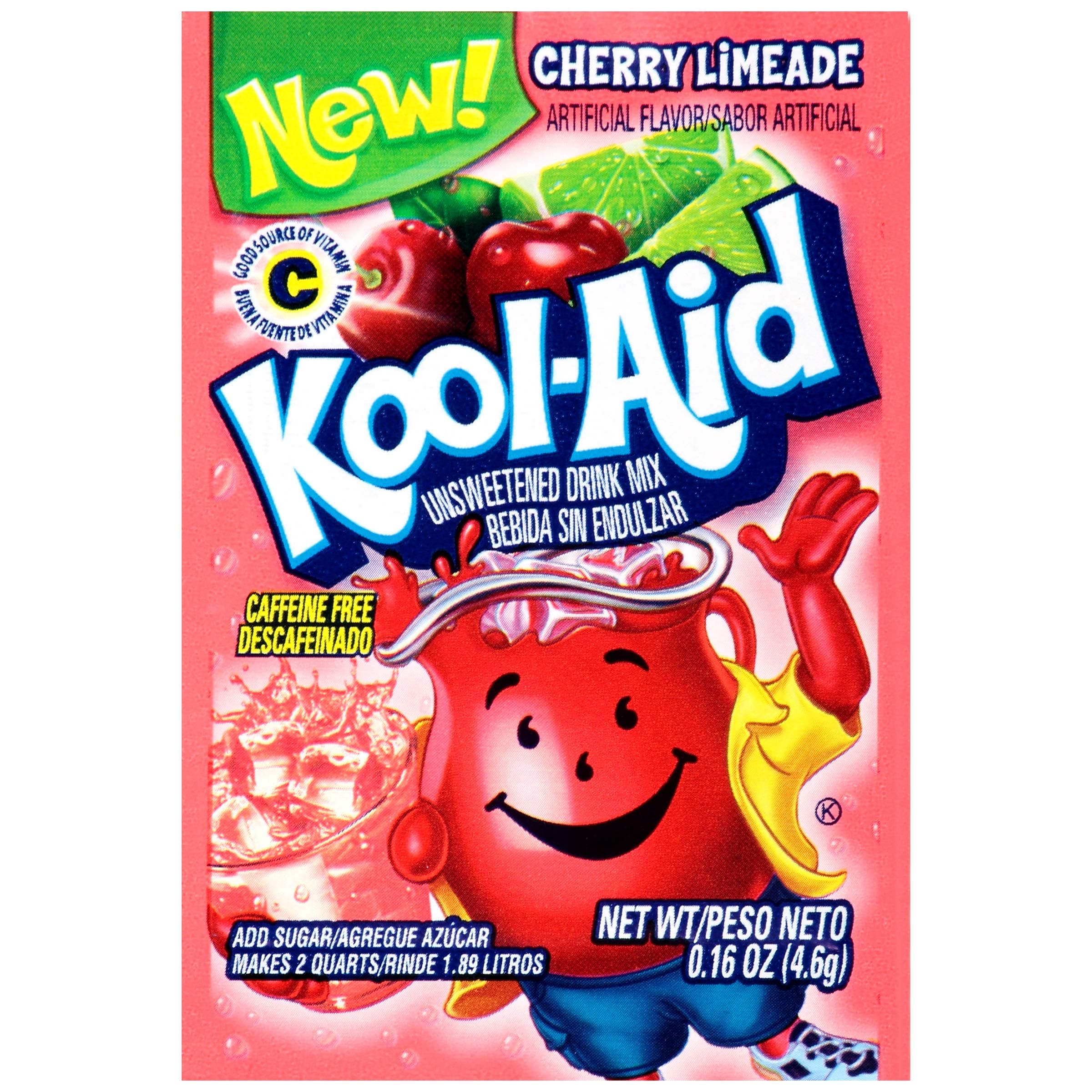 Kool-AidFlavored Drink Mix, Cherry Limeade, 0.16 Ounce Packets (Pack of 48)