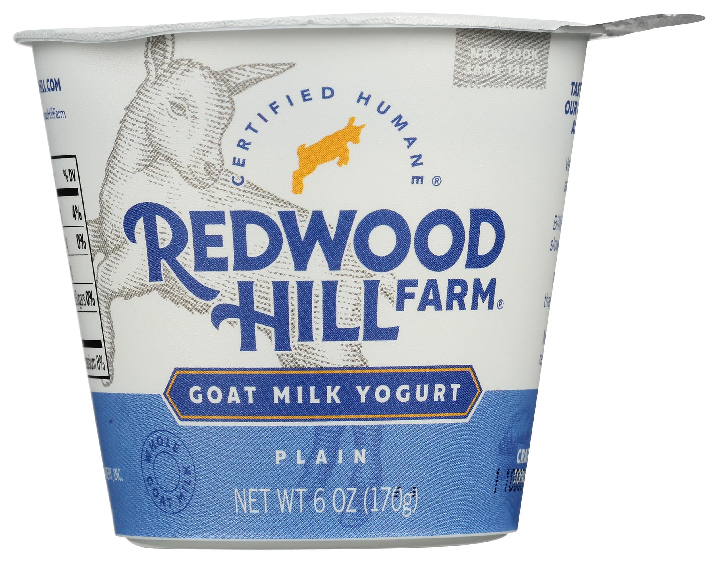 Redwood Hill Farm, Goat Milk Yogurt, Plain, 6 oz