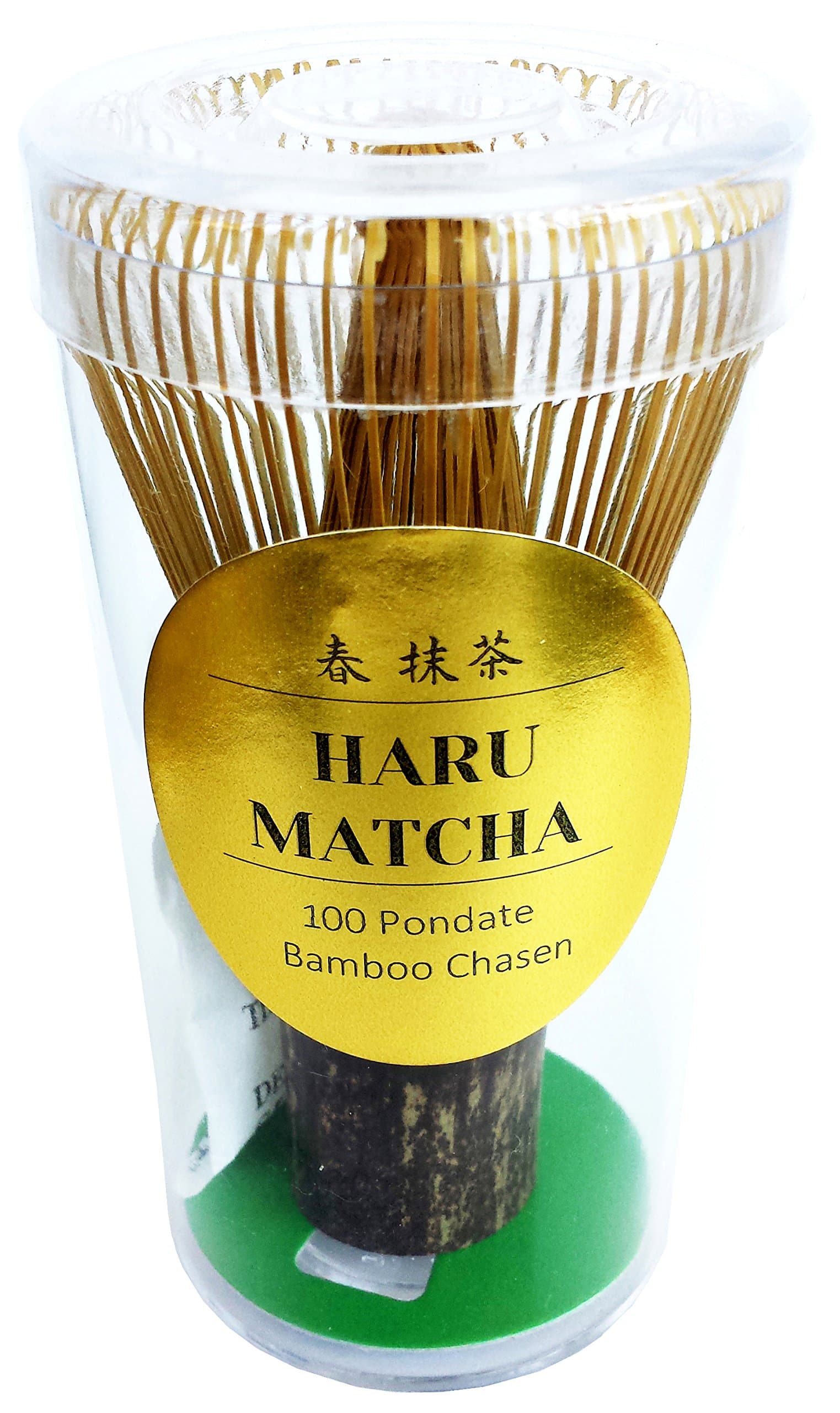 KUROCHIKU Black Bamboo Chasen - Handcarved Matcha Greentea Whisk (100 Prongs)