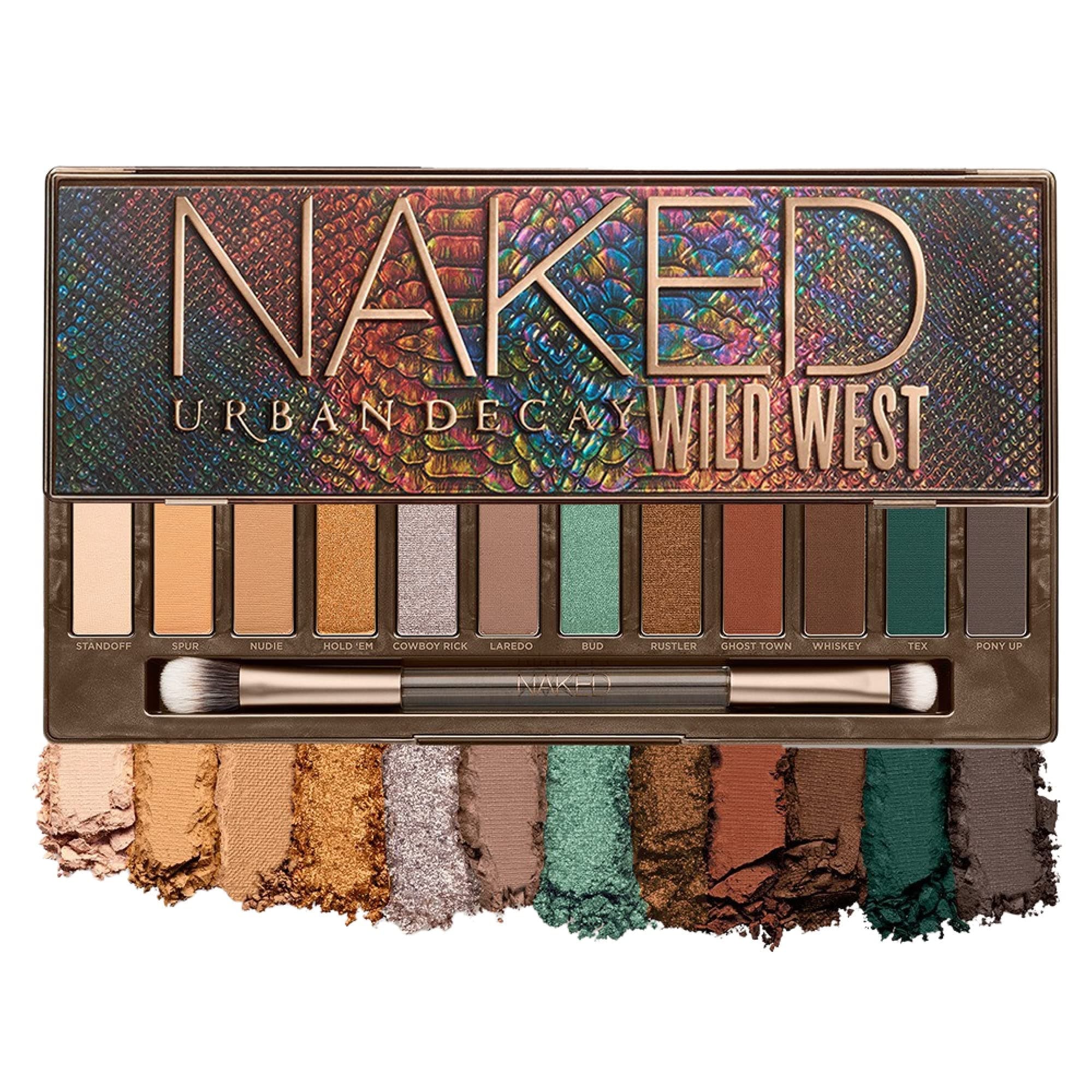 Urban Decay Naked3 Eyeshadow Palette, 12 Rosy Hues for Increased Glow or Smokey Looks, Professional-Quality Brush Included, 15.6g
