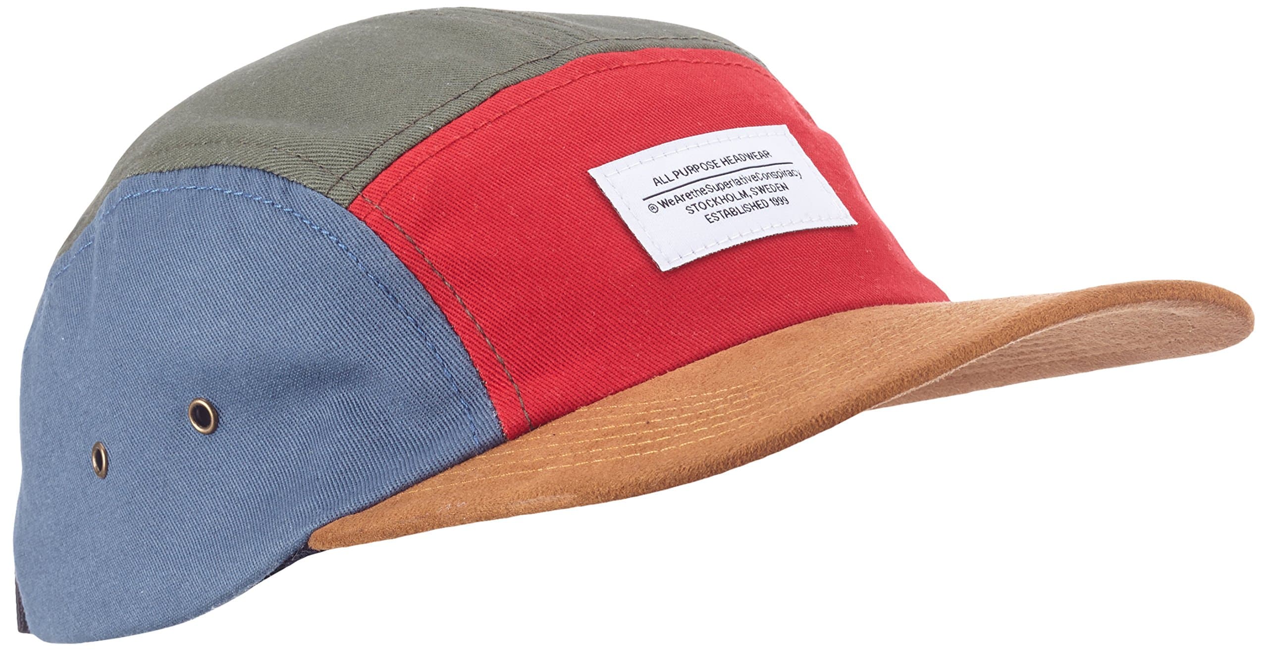 WeSC Men's Block 5 Panel Hat