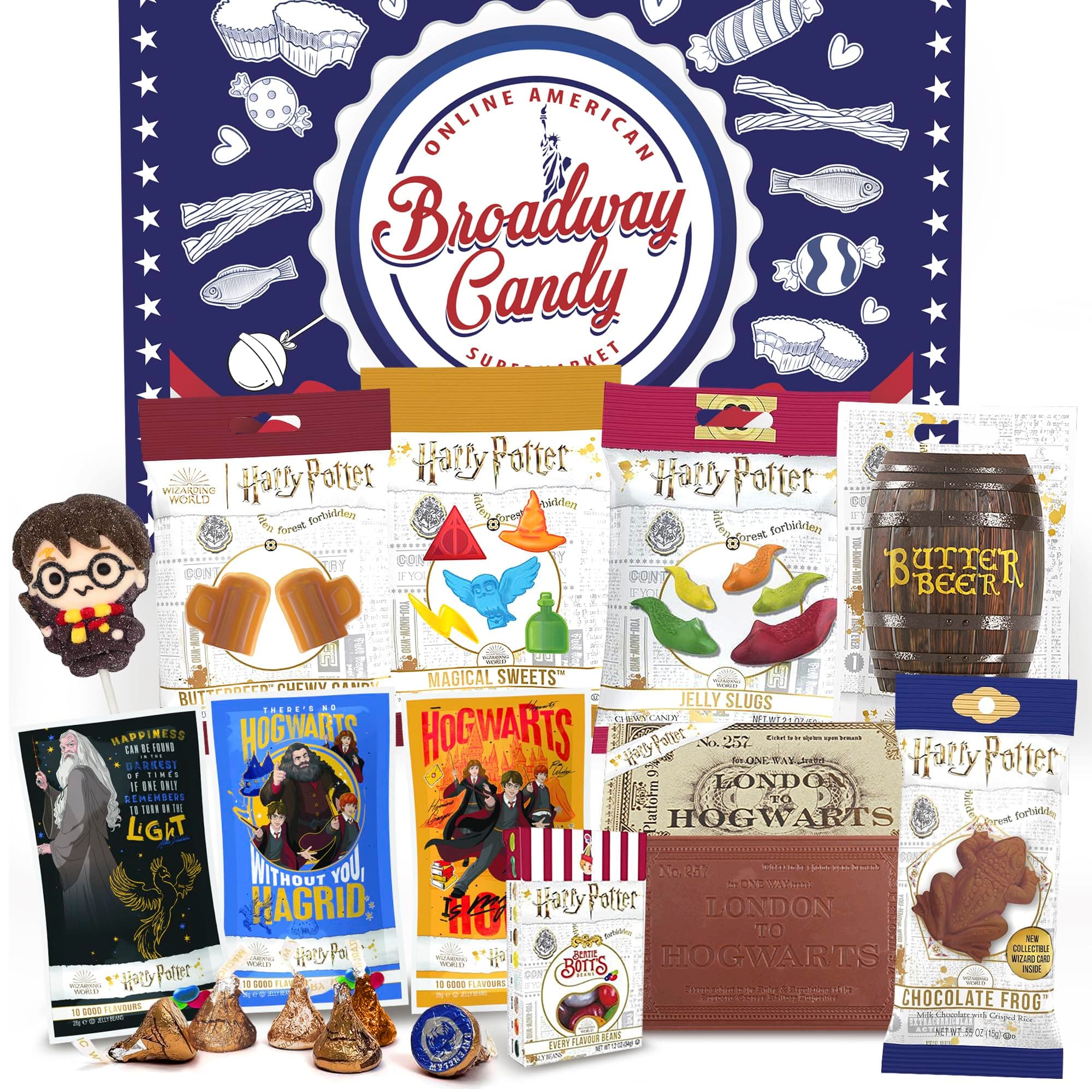 Broadway Candy Gift Box Hamper 8 Magical Harry Potter Treats