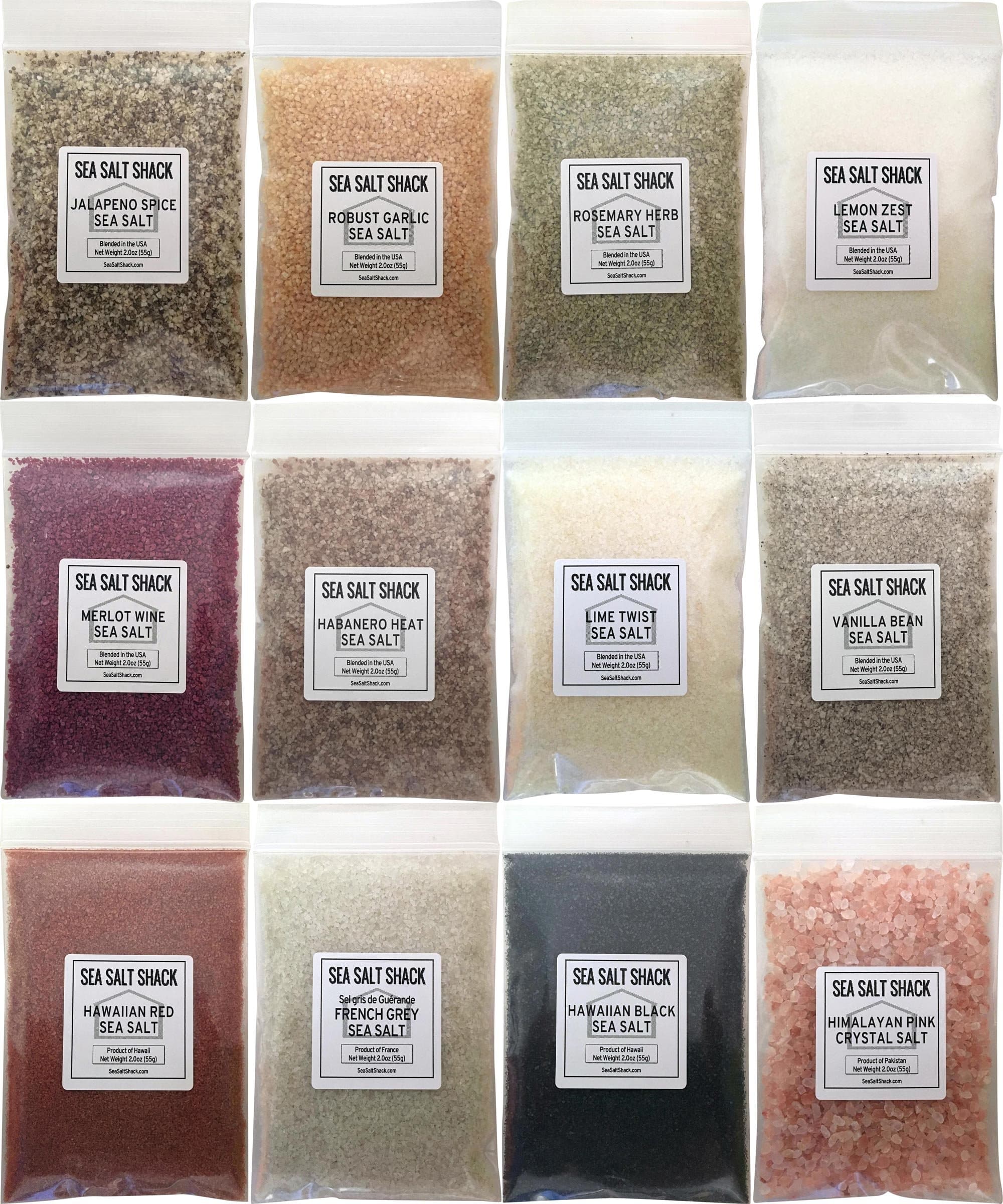 Sea Salt Shack Custom Variety 4 Pack | Choose Your Flavors (Four 2oz Units)