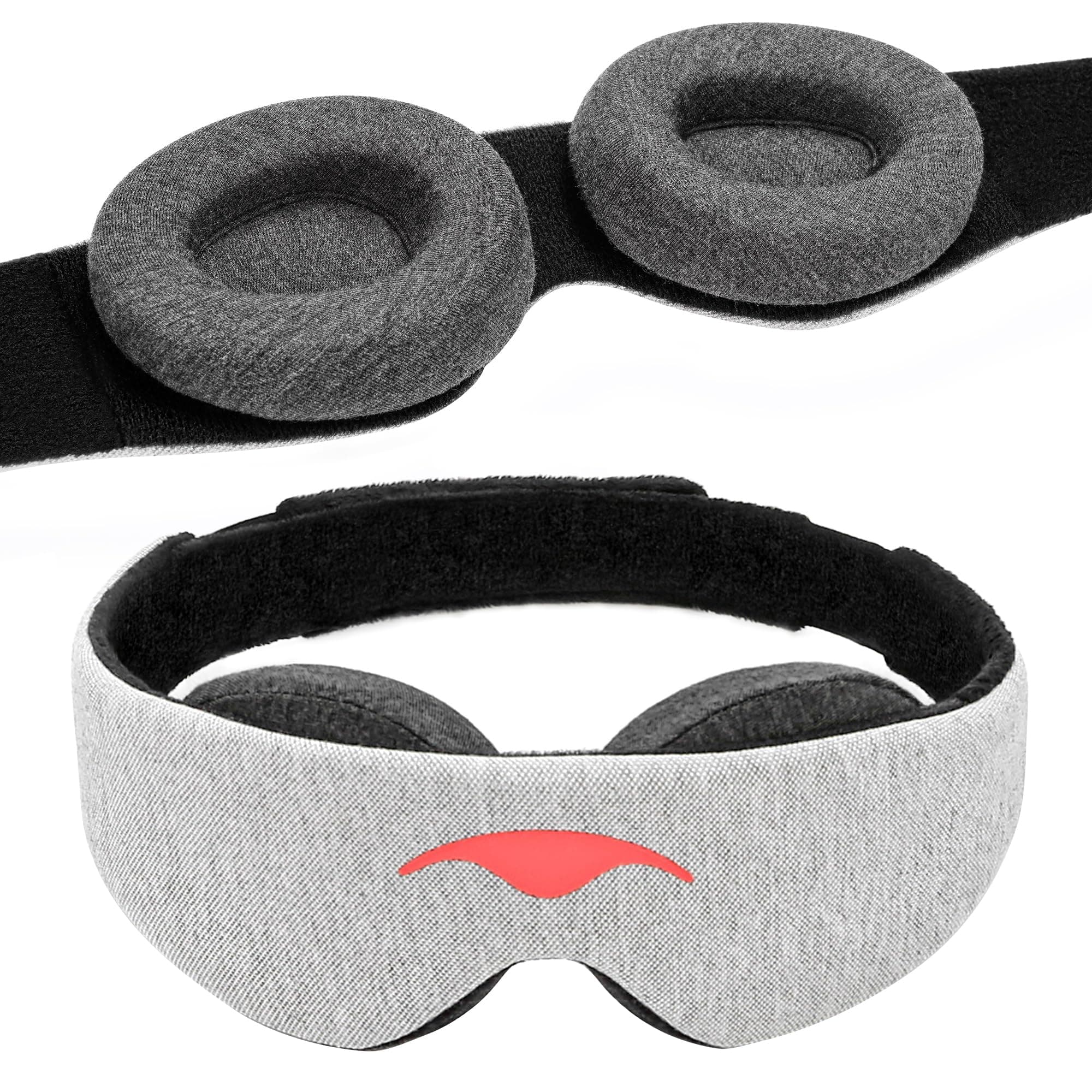 Manta Sleep Eye Mask, 100% Shade, No Pressure Feel, Adjustable Eyecups, Good Sleep Guarantee, Breathable, Durable, Lightweight, Perfect for Travel and Naps