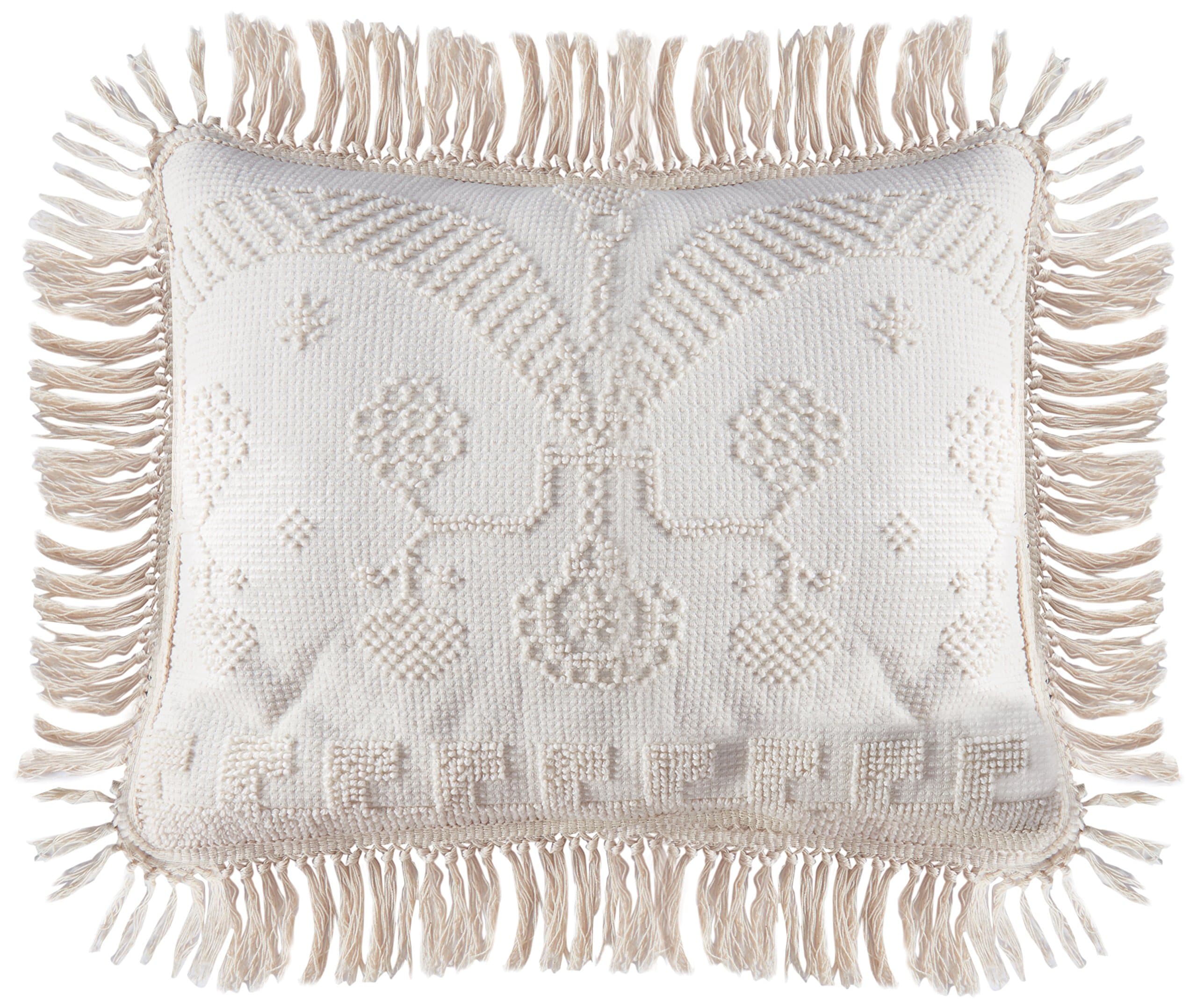 Martha Washington's Choice Pillow Sham - Standard - Antique - with String Fringe (Single Sham)