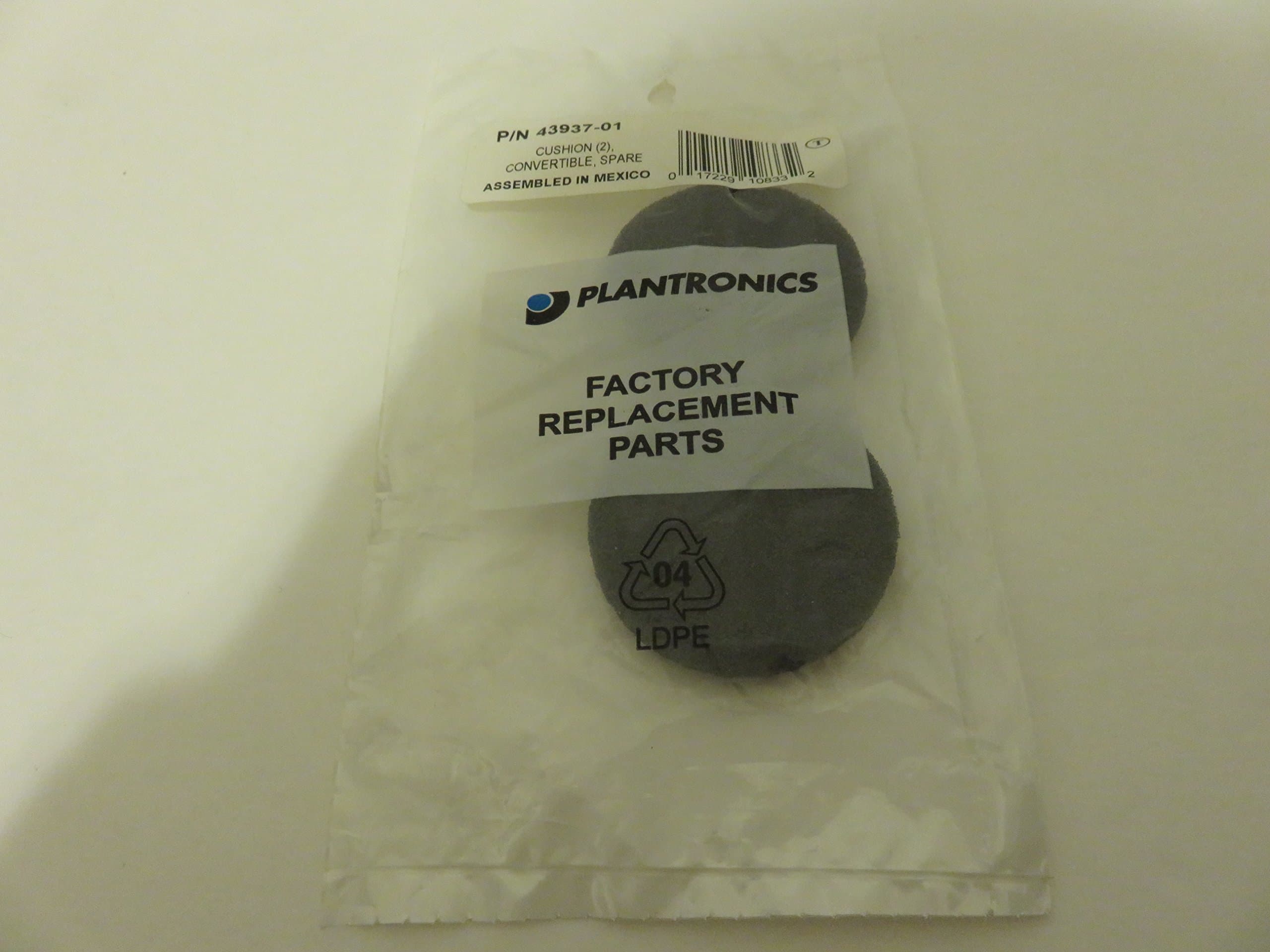 Plantronics 43937-01 Replacement Ear Cushions, Standard