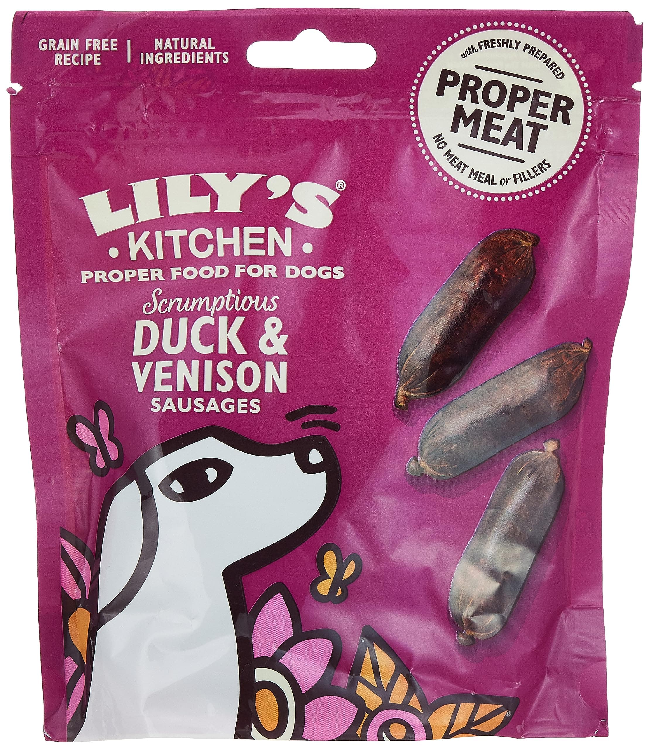 Scrumptious Duck & Venison Sausages Dog Treats - 70G