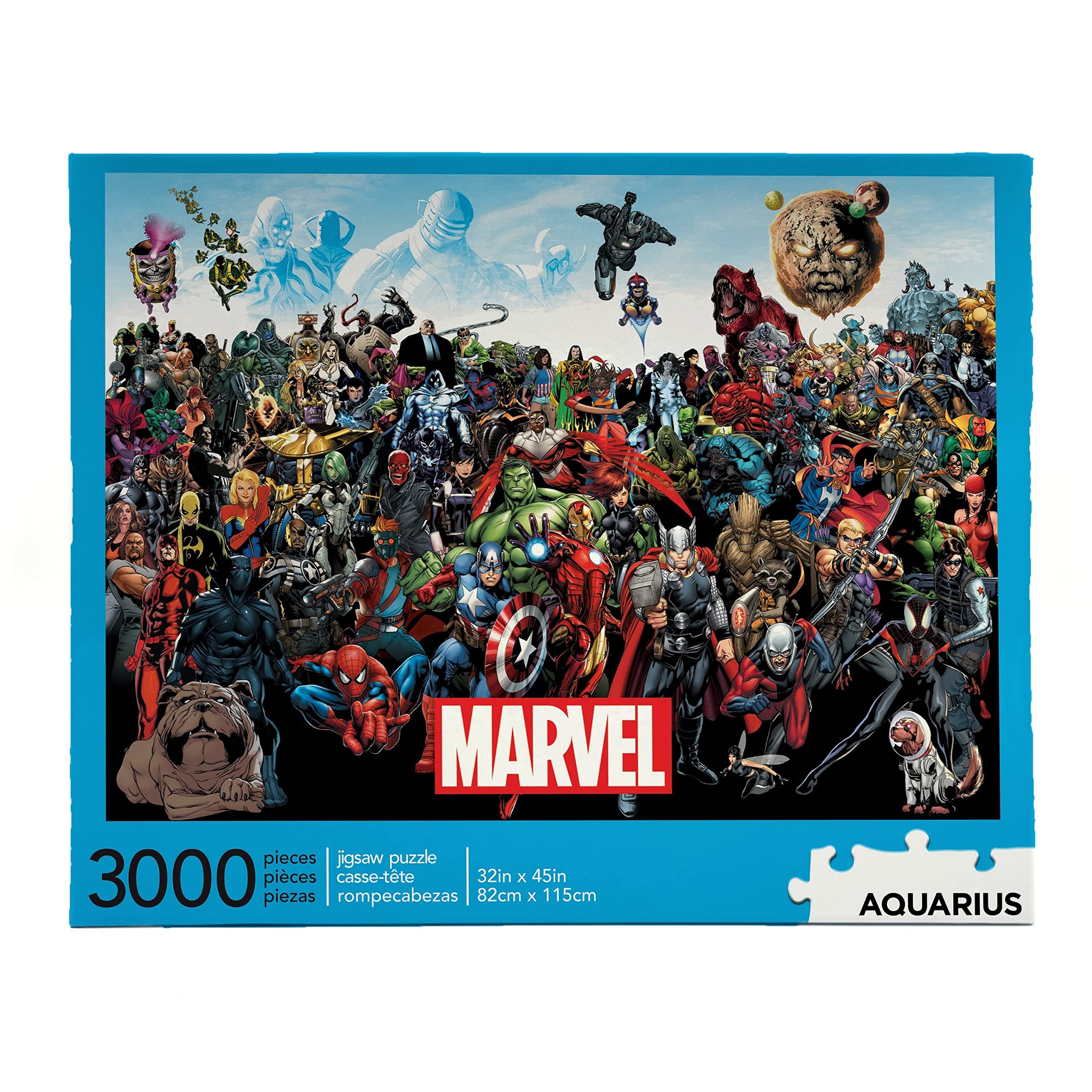 Marvel Puzzle Cast (3000 Piece Jigsaw Puzzle) - Officially Licensed Marvel Merchandise & Collectibles - Glare Free - Precision Fit - Virtually No Puzzle Dust - 32x45in