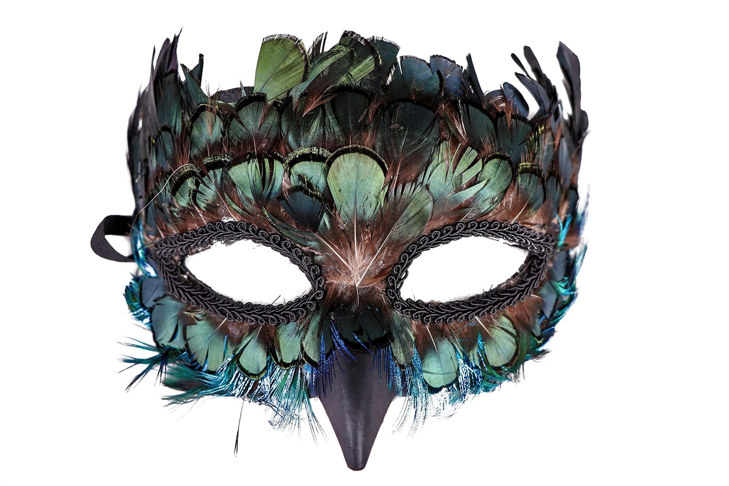 Western F.a.s.h.i.o.nPeacock Feather Masquerade Mask