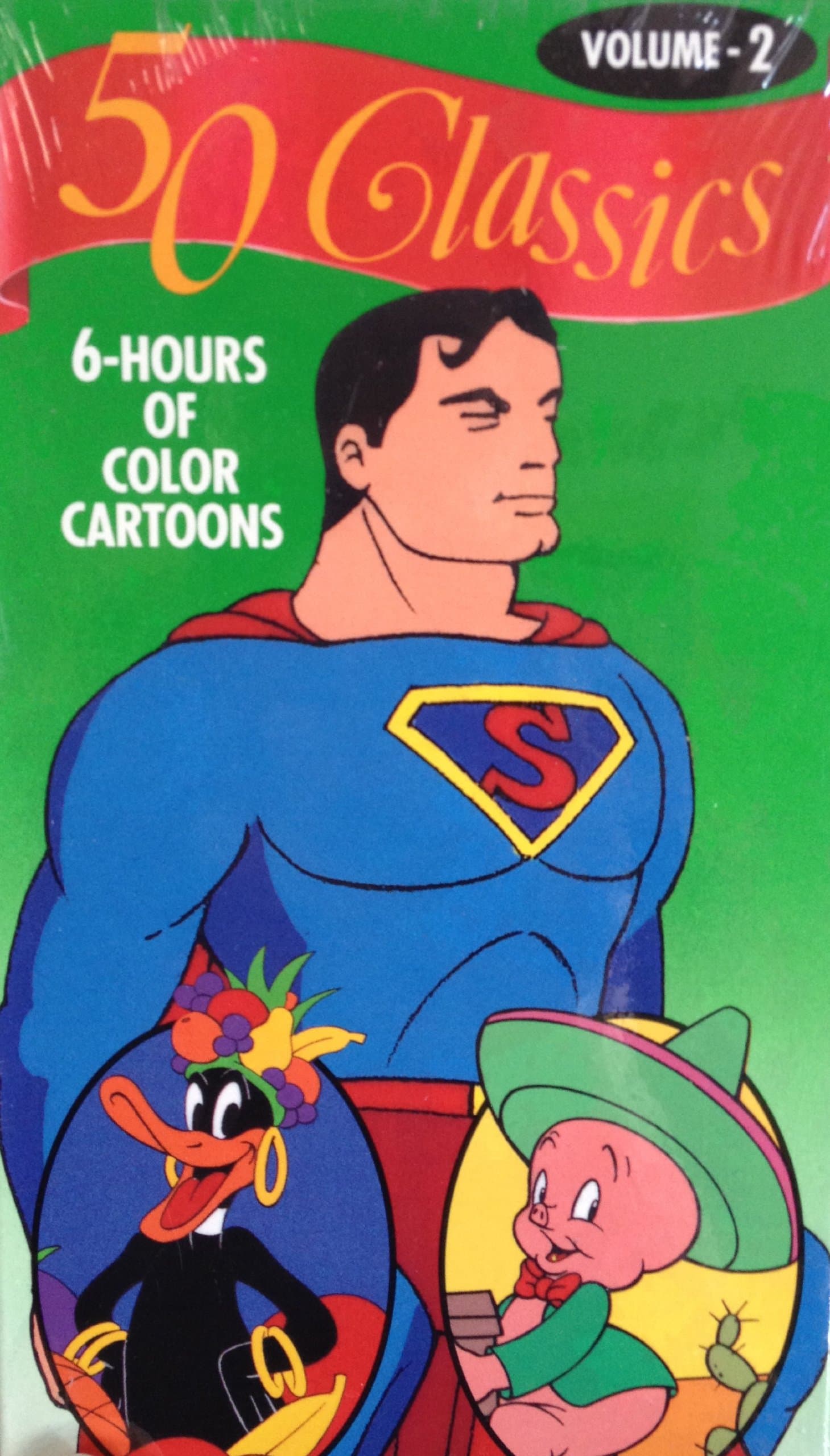 50 Classics, Vol. 2 - 6 Hours of Color Cartoons [VHS]