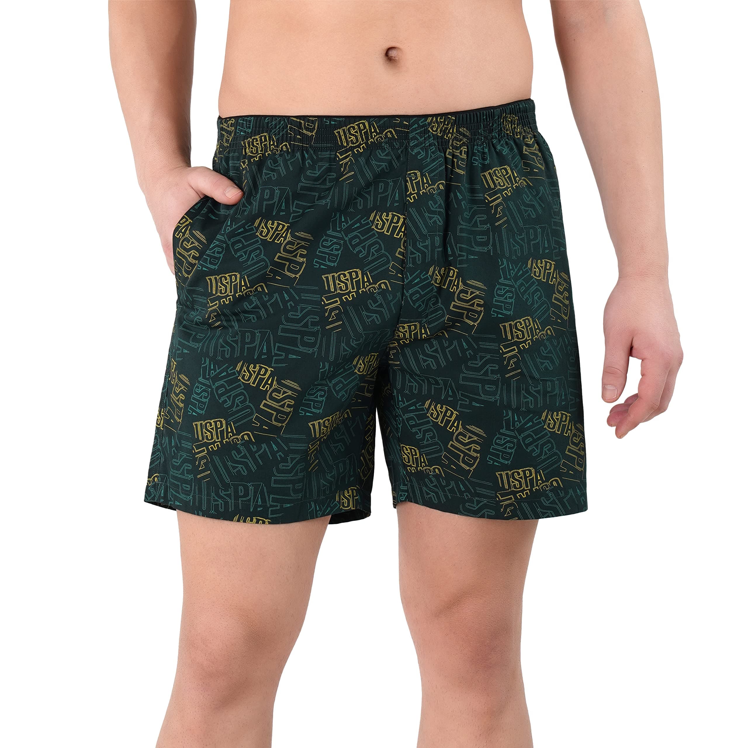 Men Cotton Dual Pocket All Over Print Ex002 Boxers - Pack of 1