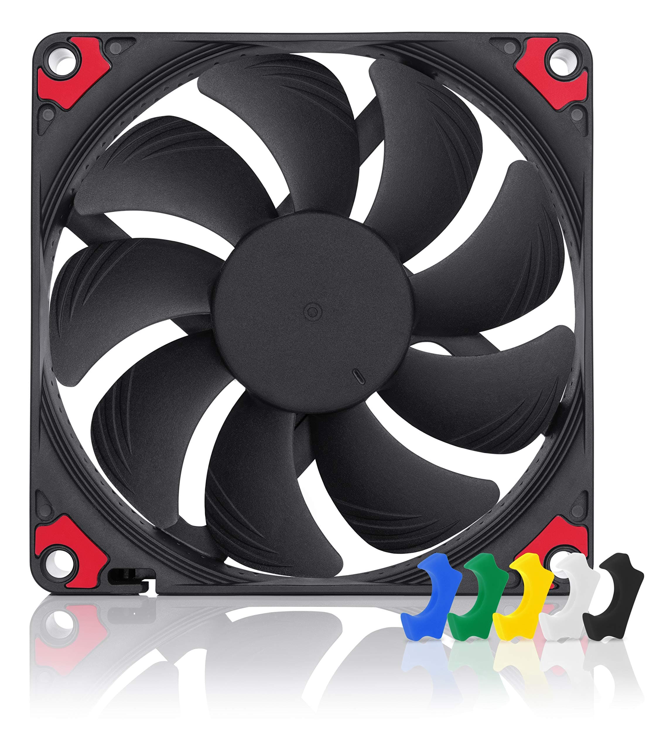 NF-A9x14 HS-PWM chromax.Black.swap, Premium Quiet Slim Fan, 4-Pin (92x14mm, Black)