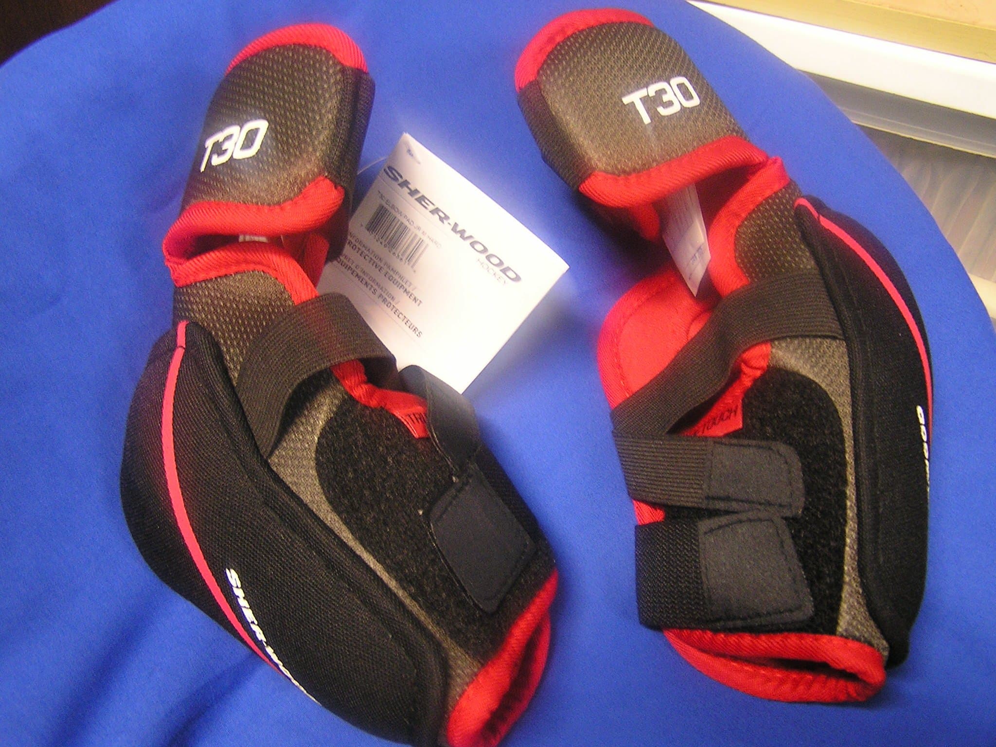Sherwood T30 Senior Hard Hockey Elbow Pads size Medium