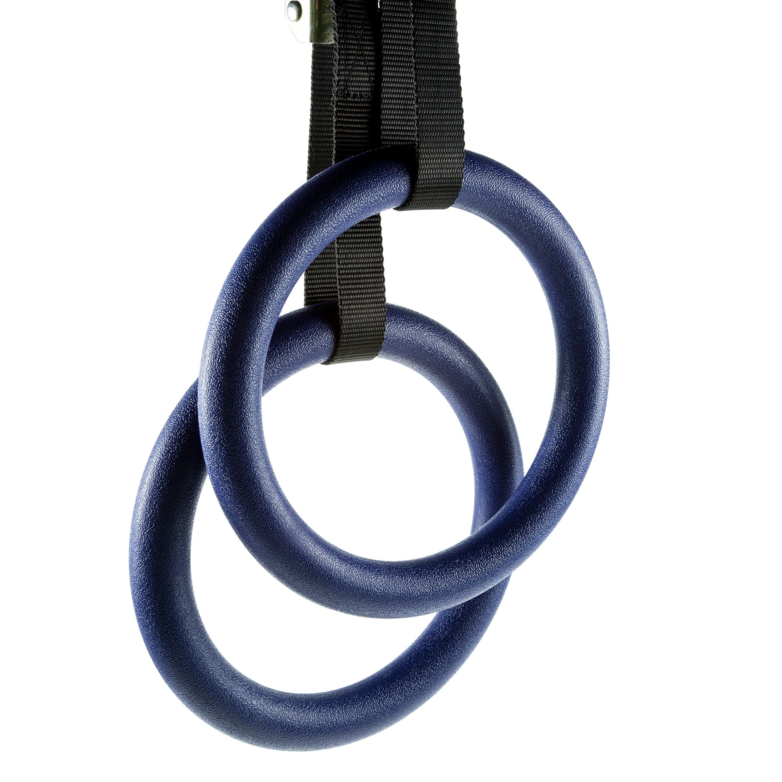 Ape King Fitness Professional Olympic Gymnastics Rings - Adjustable Straps - Quick Full Body Muscular Workout - Outdoor Exercise - Home Gym Bodyweight Training - Natural Strength Equipment