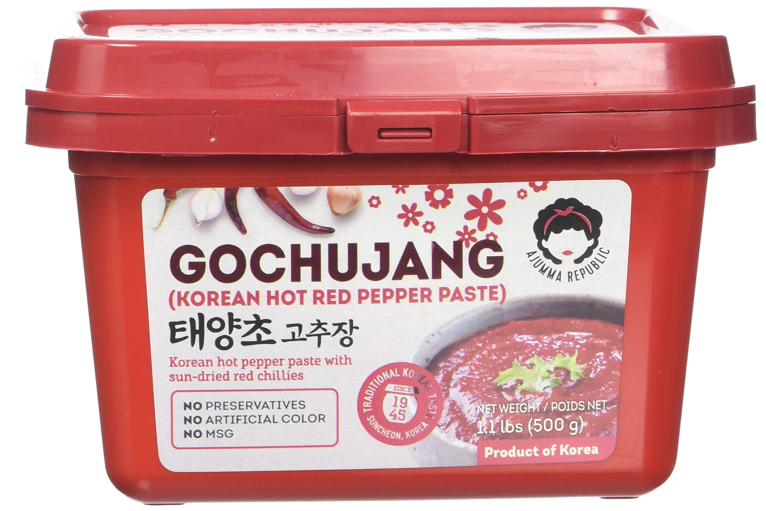 Ajumma Republic Korean Hot Red Pepper Paste, 500 g