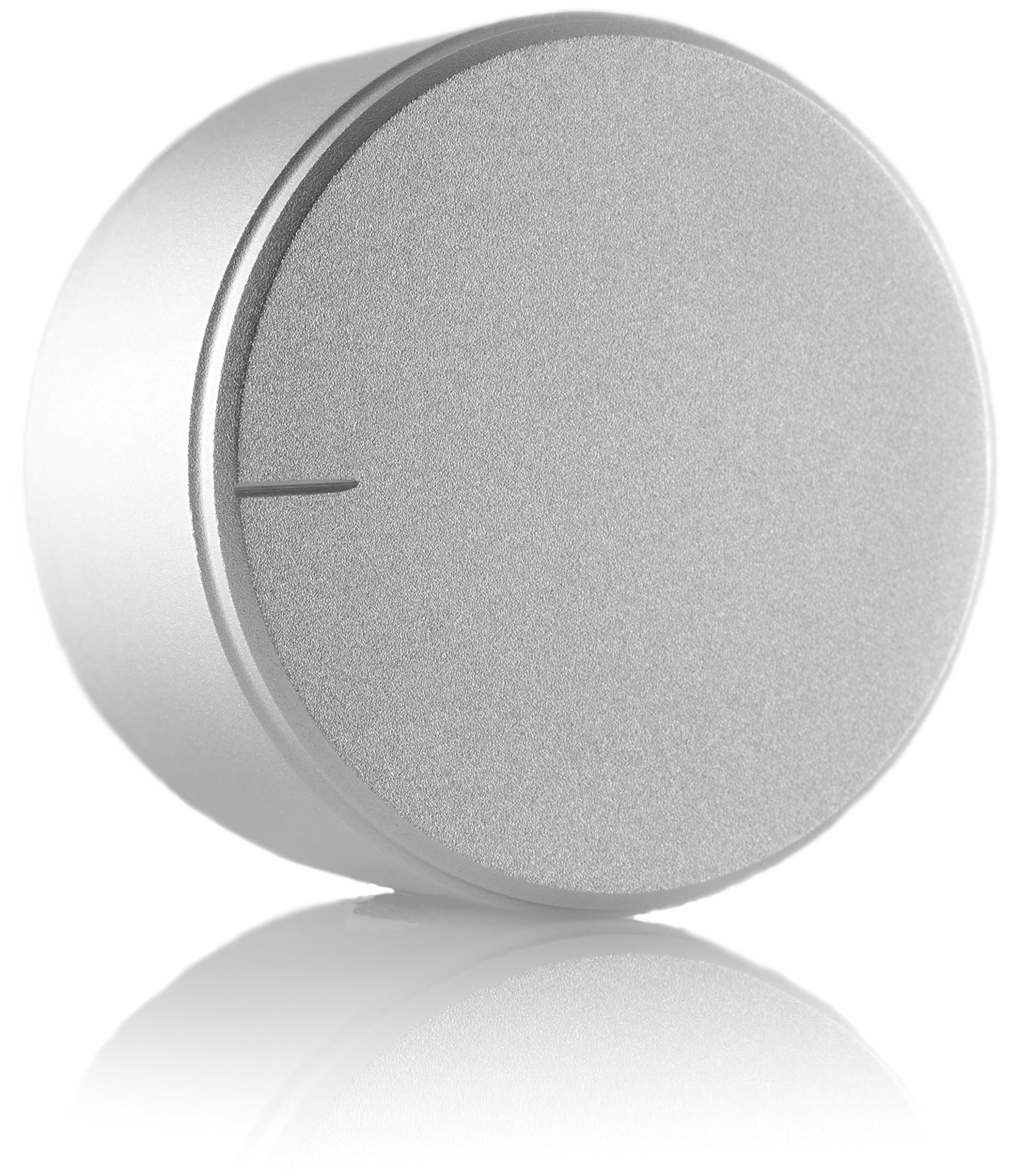 HiFi Lab Potentiometer Knob Aluminium 38 x 22 mm Solid Silver 6.35 mm
