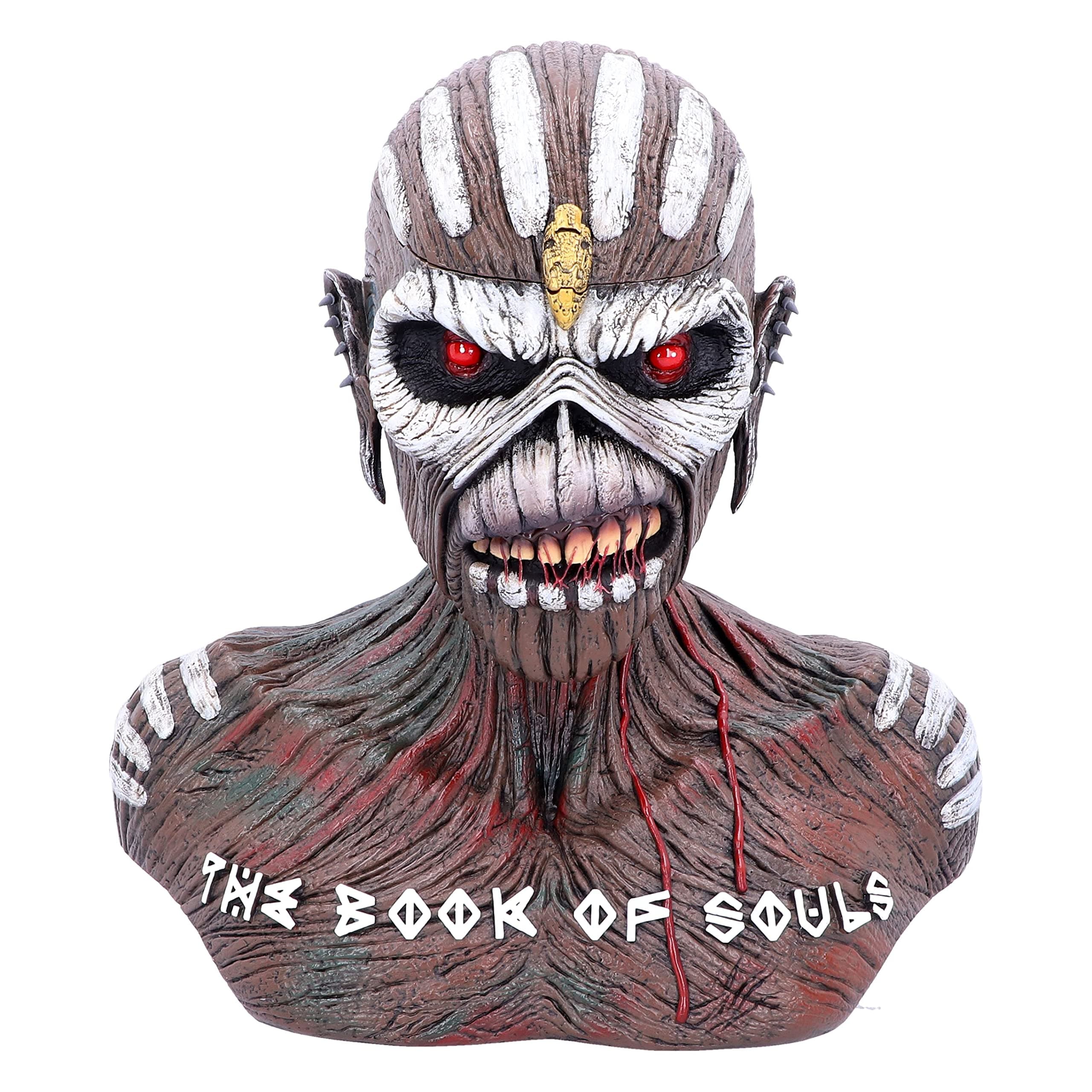 Officially Licensed Iron Maiden Book of Souls Bust Box, Brown, 26cm (Large)