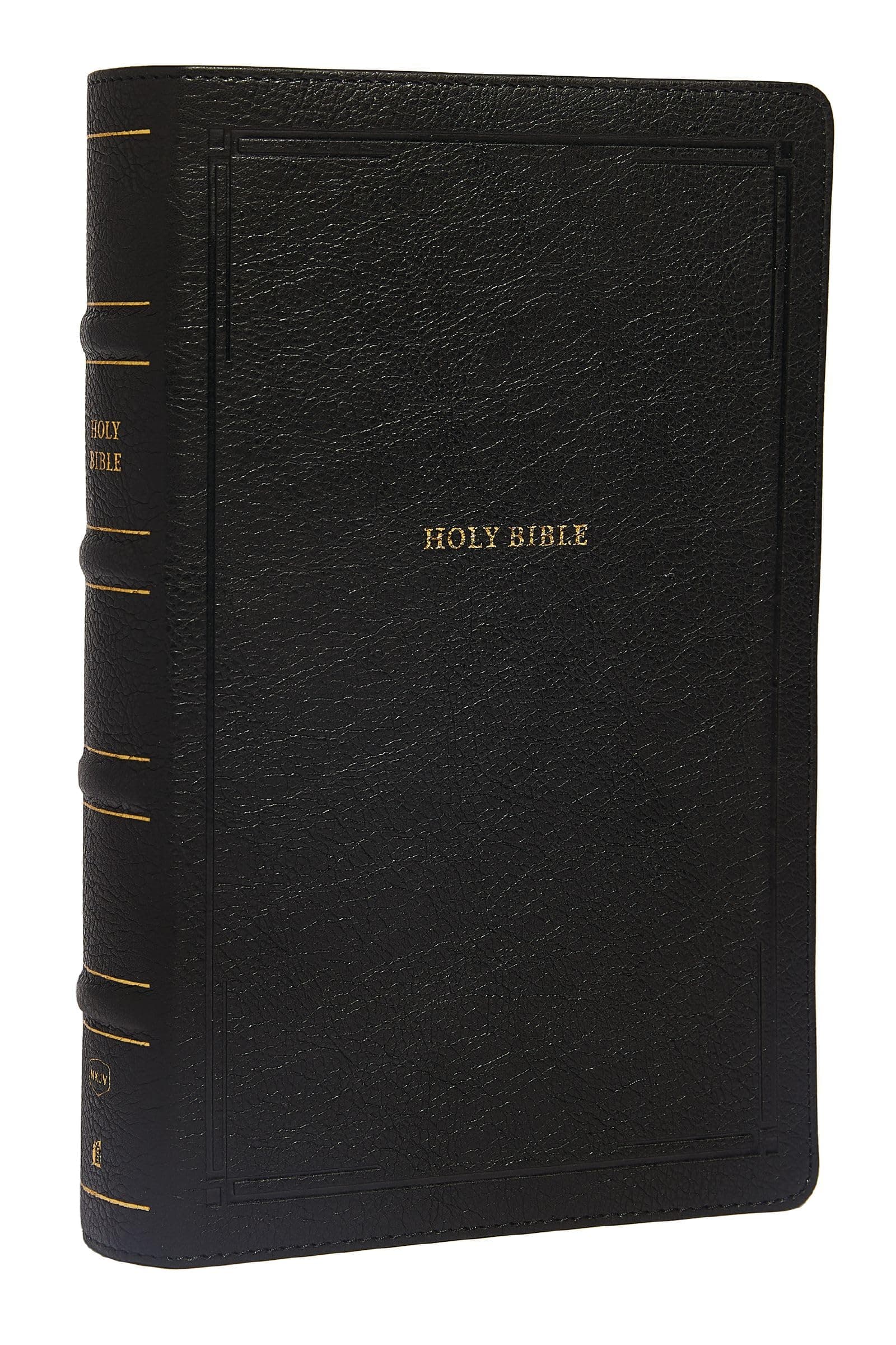 NKJV, End-of-Verse Reference Bible, Personal Size Large Print, Leathersoft, Black, Red Letter, Comfort Print: Holy Bible, New King James Version