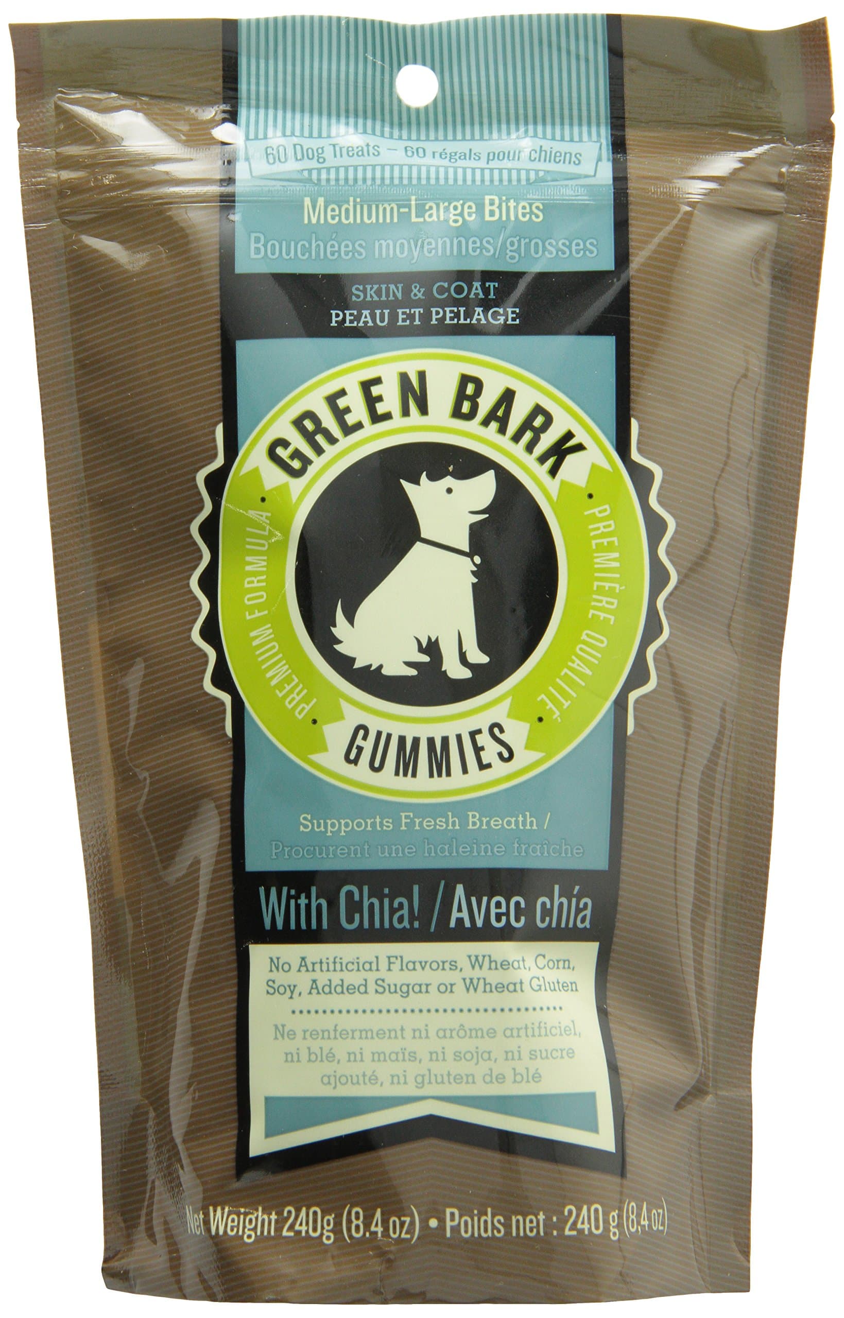 Skin & Coat Large Bites for Dogs
Net Wt 240g(8.4 oz)