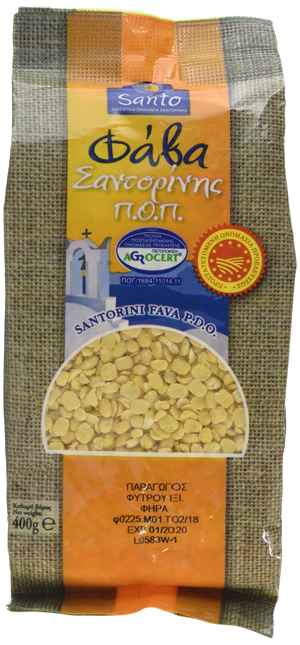 Santo Wines Santorini Fava Beans 400 g (Pack of 1)