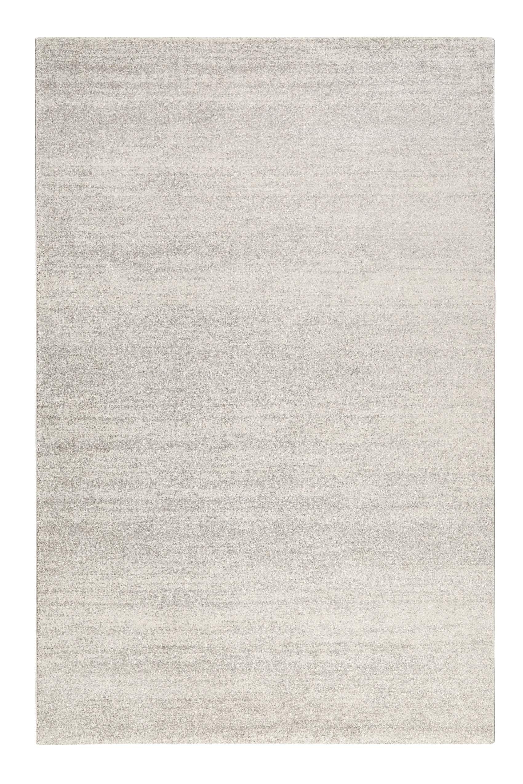 Wecon HomeModern Short Pile Rug - Runner for Living Room, Hallway, Bedroom, Iceland Beach (80 x 150 cm, Grey Silver Beige)