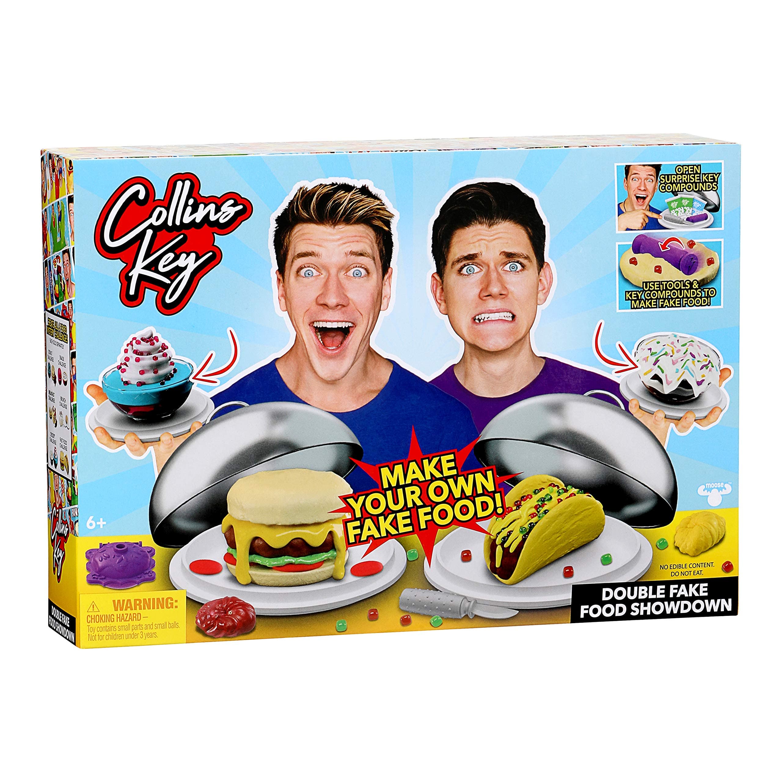 Collins Key Double Fake Food Challenge Showdown - Influencer Inspired Mystery Game