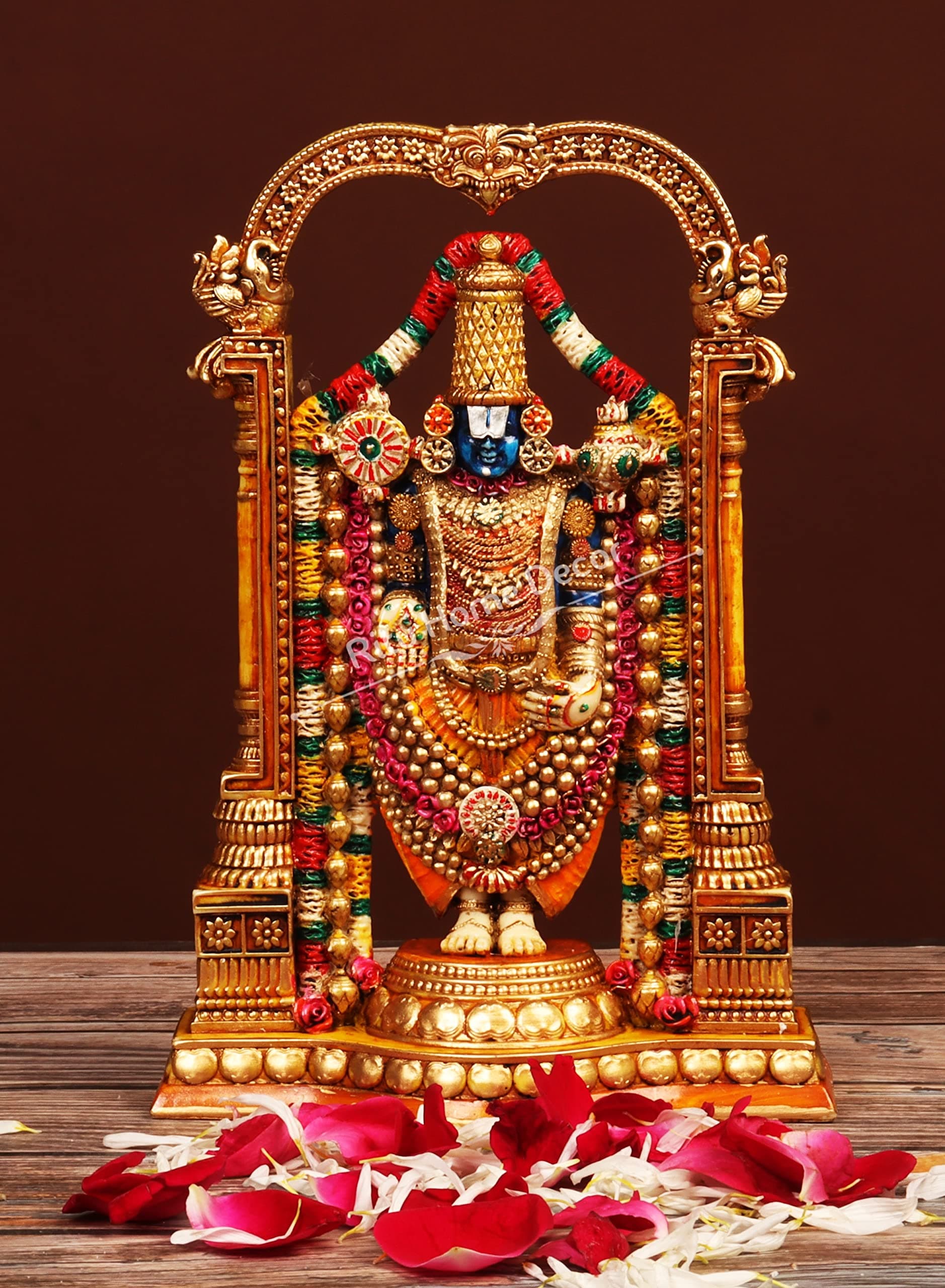 Tirupati Balaji Idol - Lord Vishnu - Form of Vishnu - Venkata Statue - Srinivasa Statue - Tiru Balaji - Shree Venkateswara - Bhagwan Hari
