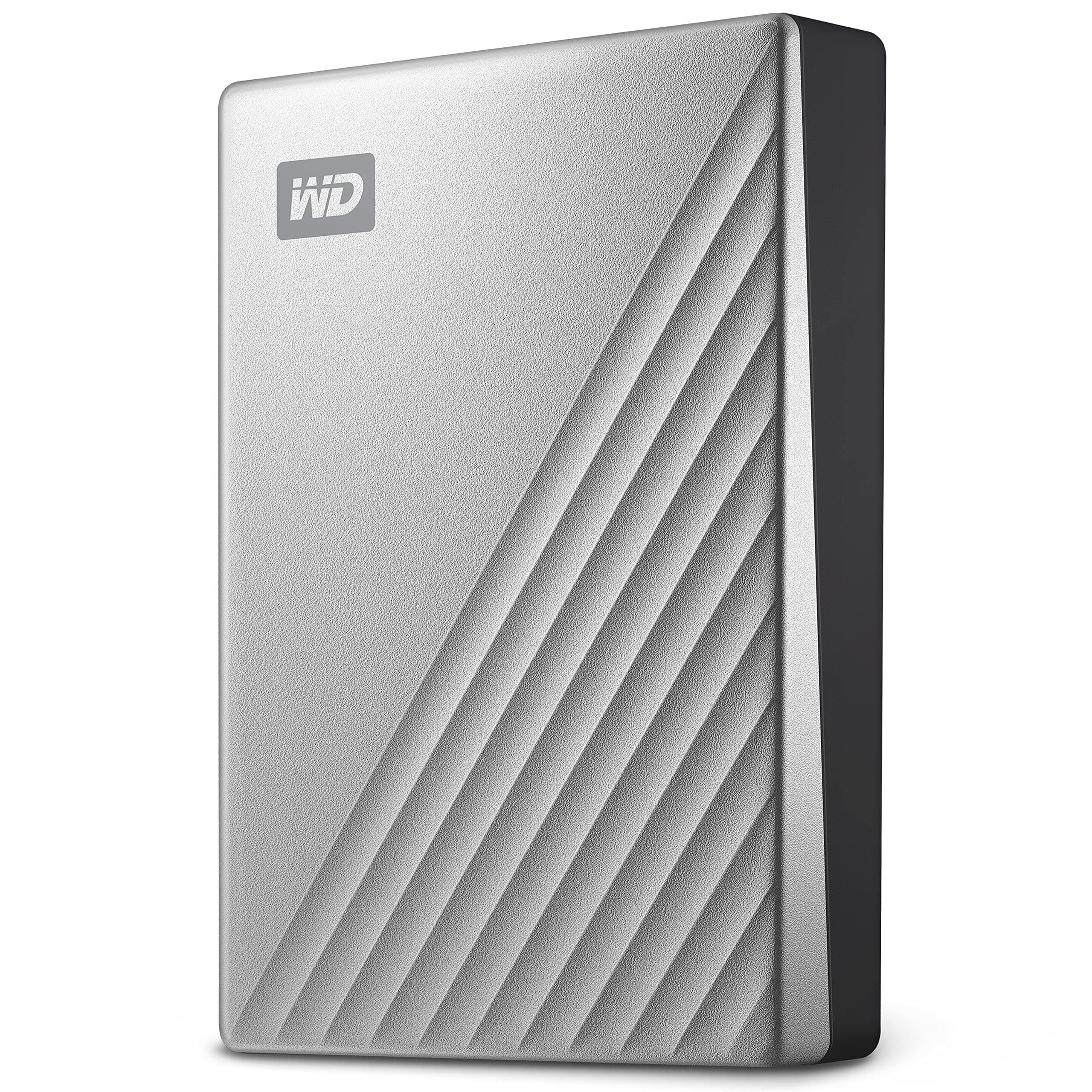 2TB My Passport Ultra, portable external storage, external hard drive, software with defense against ransomware, backup and password protection, Works with PC, Xbox S|X, Playstation, Silver