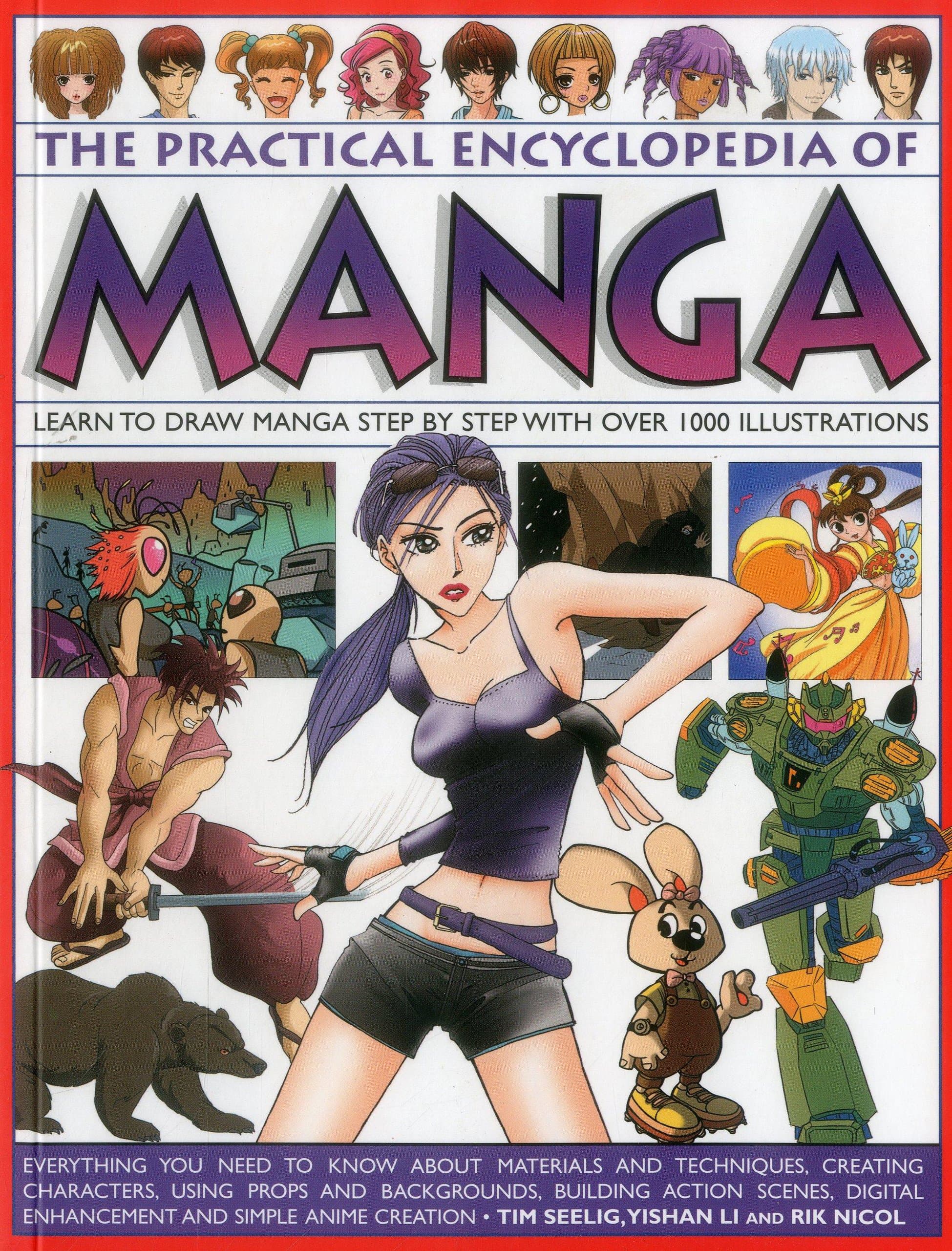 The Practical Encyclopedia of Manga: Learn To Draw Manga Step By Step With Over 1000 Illustrations Paperback – November 7, 2014