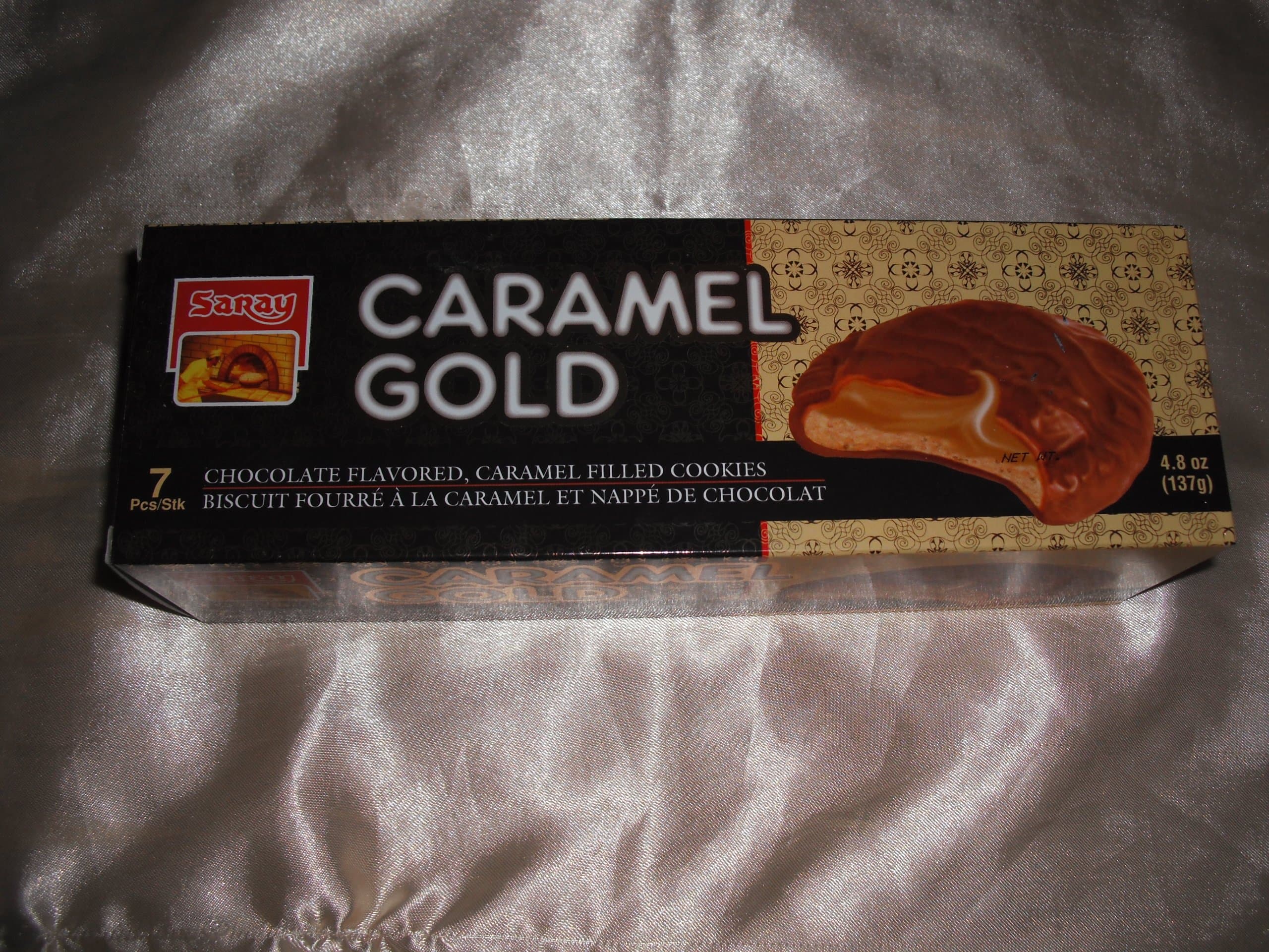 Caramel Gold Chocolate & Caramel Cookies