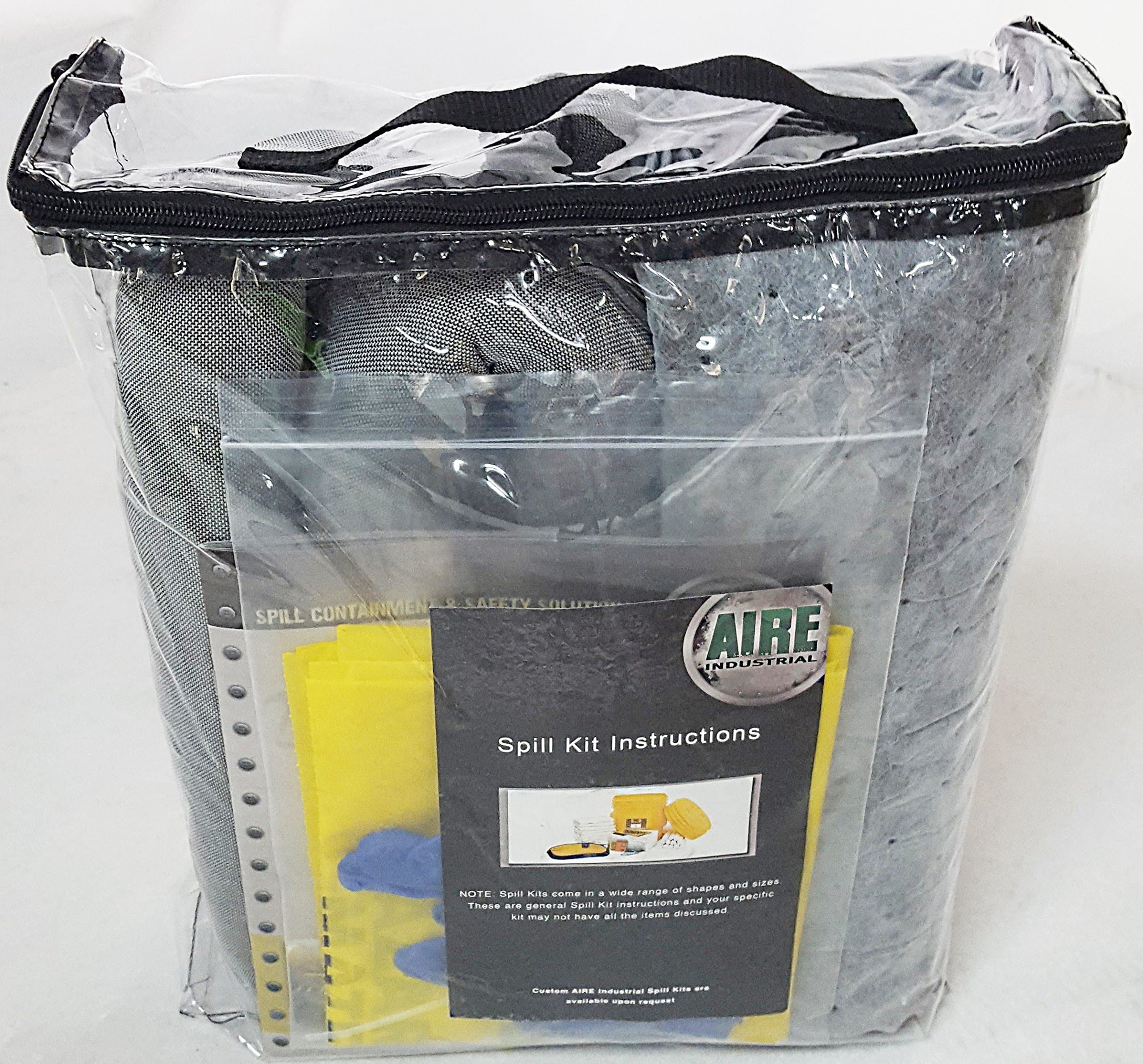 Portable Universal Spill Kit - Clear