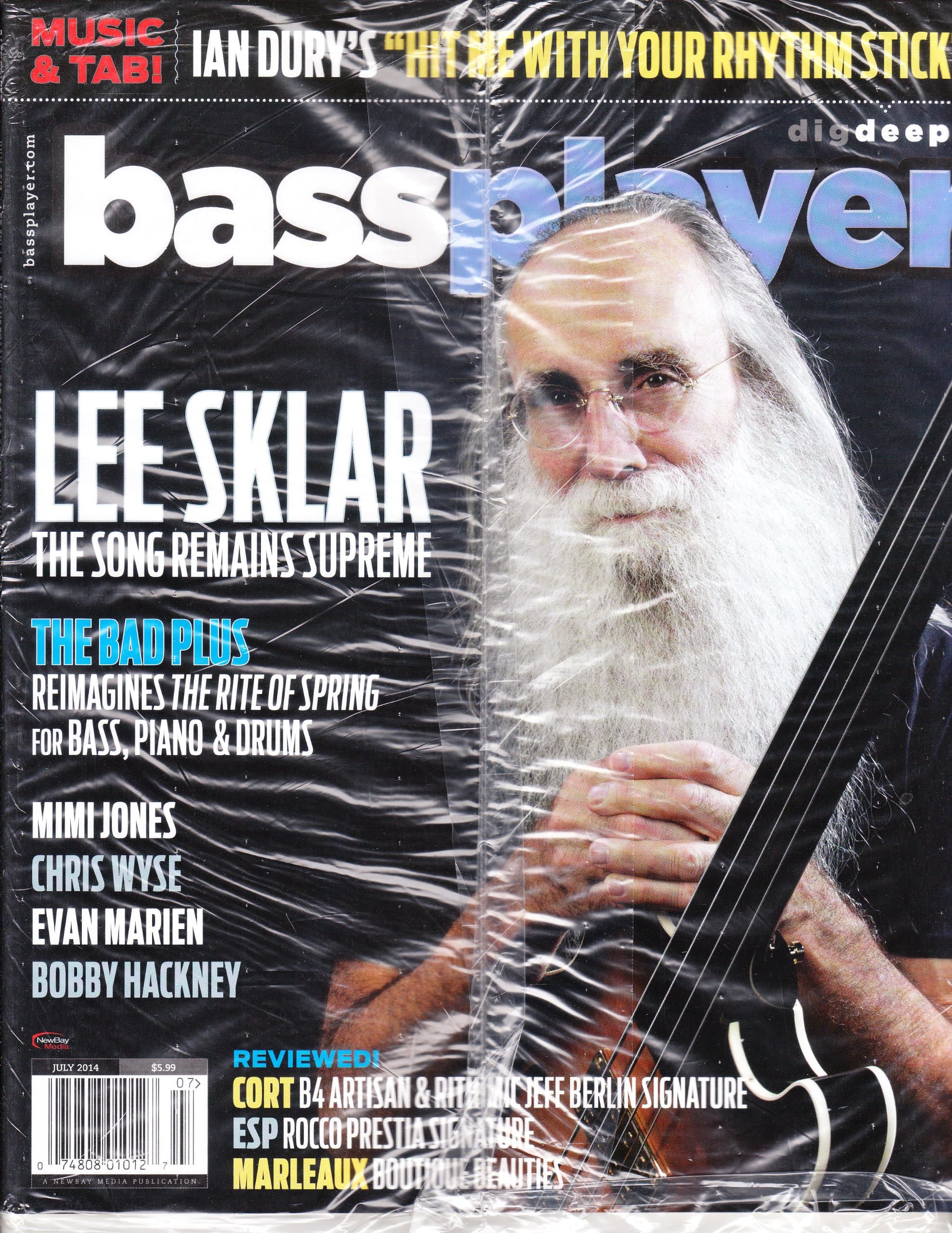 Bass Player July 2014 Lee Sklar