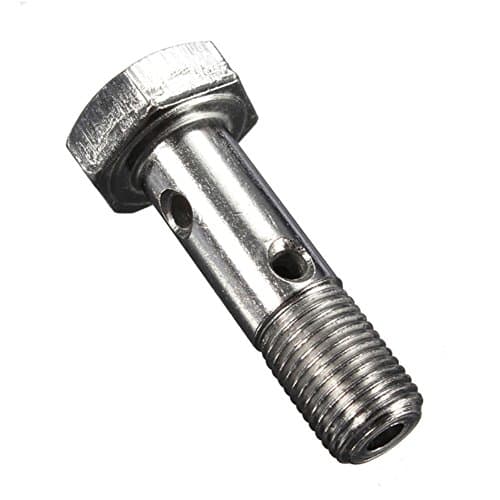 MFPower M10 x 1.00 Stainless Double Banjo Bolt Motorcycle Brake Caliper Master Cylinder