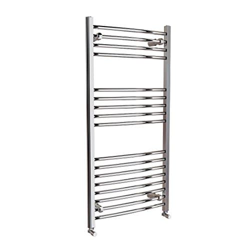 Requena Heated Towel Rail Chrome Bathroom Ladder Radiator - All Sizes (Straight, 1200 x 600)
