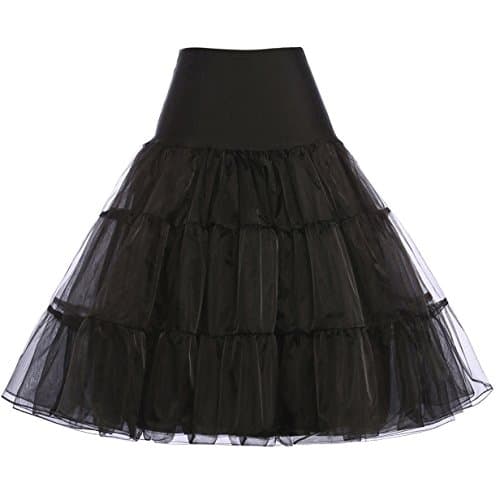 Women's Retro Dress Vintage Dress Crinoline Petticoat Underskirt Size S KK631-1