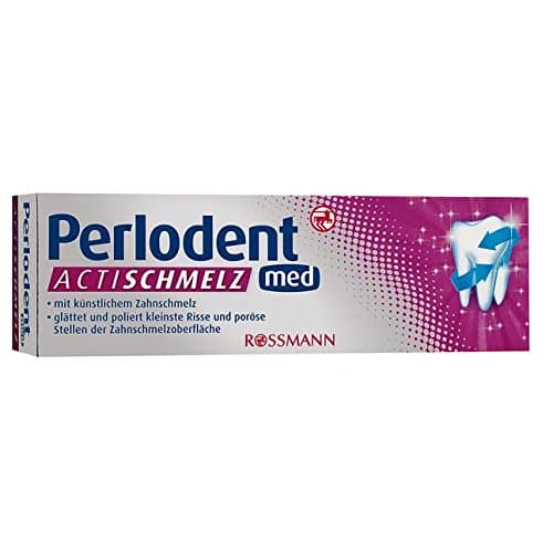 2 x Perlodent med ACTIV-ENAMEL Toothpaste 75 ml - with artificial tooth melting Tooth Melt