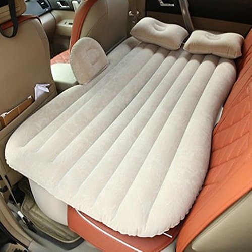 Car Air Bed, Car Mobile Cushion Inflatable Bed And Car Travel Inflatable Mattress For More Comfortable In Car(Beige)