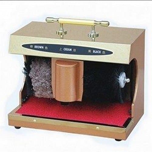 QFFL Shoe Polisher Automatic Sensor Vertical Shoeshine Household Dual Motor Electric Shoe Brush Machine 370 * 225 * 350mm Shoe Brushes
