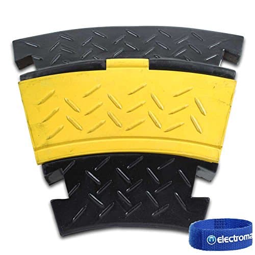 MASTER AUDIO 2 CHANNEL CABLE PROTECTOR INTERLOCKING 30? CORNER PIECE FLOOR DUCTING