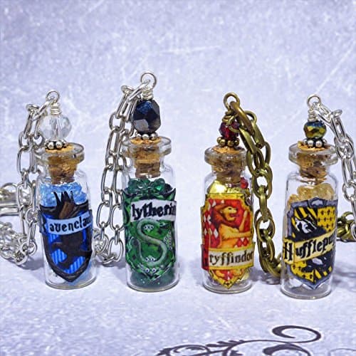 Harry Potter Inspired Miniature Bottle Charm Bracelet Handmade by Adorna Jewellery