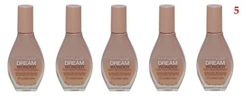 (Pack of 4) - VALUE PACK!! - Maybelline New York Dream Wonder Fluid-Touch Foundation, 20 Classic Ivory - 20ml / 0.67 Fluid Ounce