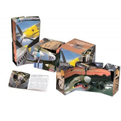 Made in Museum Aviation 3-D Art Cube Puzzle- 'World War II Fighter Planes'