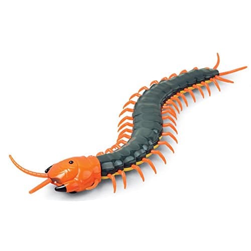 Kid's Infrared RC Remote Control Centipede Scolopendra Creepy-crawly Toy Black