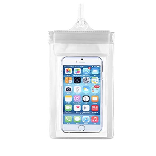 Waterproof Case, Universal Underwater Phone Pouch Dry Cellphone Credit card Wallet Money Bag for iPhone (Clear)