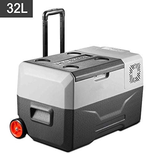 XBXDM High Capacity Portable Car Refrigerator, Mini Freezer Cooler/Compressor Refrigeration -12V/24V Dc / 220V Ac For Trucks, Travel, Medicine,32L