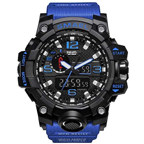 Siniya Men Sports Watch Multi Function Military Watch Date Quartz Stopwatch Masculino Analog LED Watches