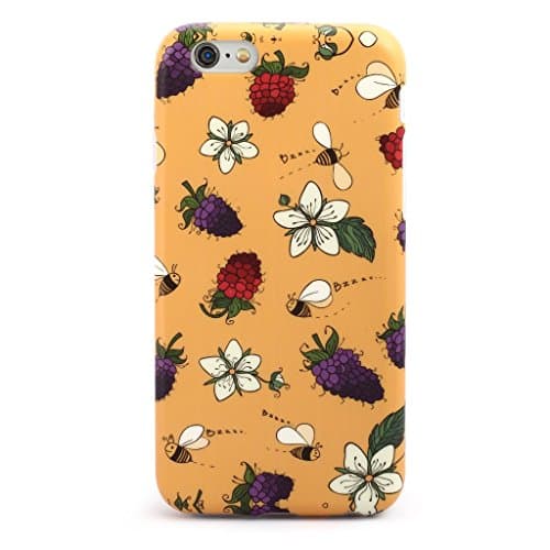 iPhone 6/6S Plus IMD Printing Slim-Fit Ultra-Thin Anti-Scratch Shock Proof Dust Proof Anti-Finger Print TPU Case for iPhone 6/6S Plus 5.5 inch (Honeybees)