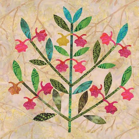 Edyta Sitar Moda Summerfield Silhouettes Laser-Cut Applique Quilt Block #20