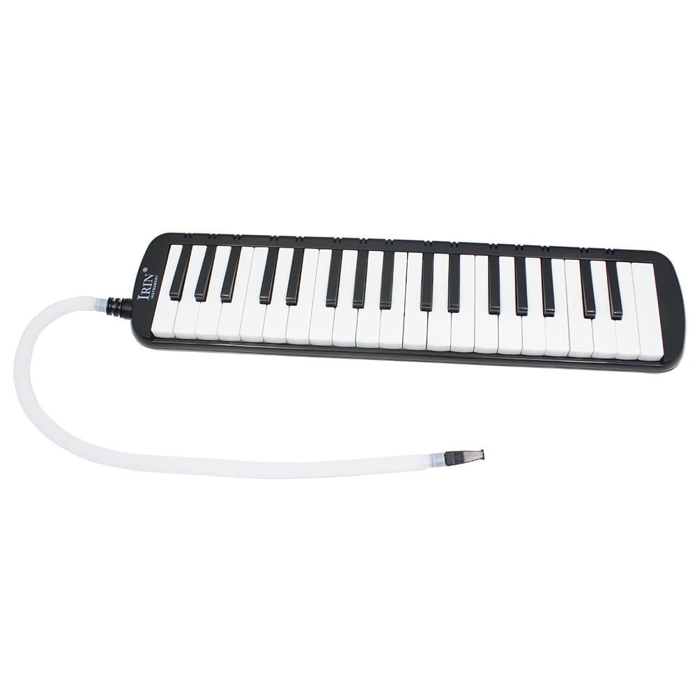 ammoon 37 Piano Keys Melodica Pianica Musical Instrument with Transport Bag for Students Beginners Children black